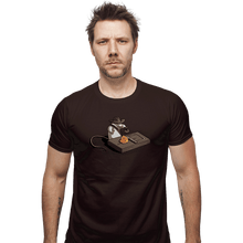 Load image into Gallery viewer, Shirts Fitted Shirts, Mens / Small / Dark Chocolate Indiana Mouse