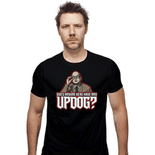 Load image into Gallery viewer, Shirts Fitted Shirts, Mens / Small / Black Updog