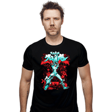 Load image into Gallery viewer, Daily_Deal_Shirts Fitted Shirts, Mens / Small / Black Kamina Metal