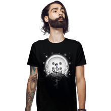 Load image into Gallery viewer, Shirts Fitted Shirts, Mens / Small / Black Behind The Door