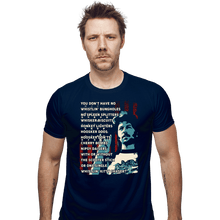Load image into Gallery viewer, Secret_Shirts Fitted Shirts, Mens / Small / Navy Joe Dirt!