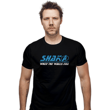 Load image into Gallery viewer, Daily_Deal_Shirts Fitted Shirts, Mens / Small / Black Shaka Trek