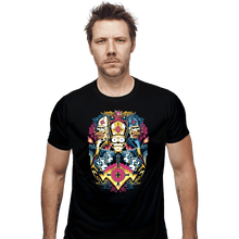 Load image into Gallery viewer, Daily_Deal_Shirts Fitted Shirts, Mens / Small / Black Papa Caramba