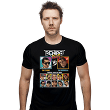Load image into Gallery viewer, Shirts Fitted Shirts, Mens / Small / Black Deniro Fighter