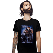 Load image into Gallery viewer, Shirts Fitted Shirts, Mens / Small / Black I'll Be Back To The Future
