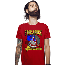 Load image into Gallery viewer, Secret_Shirts Fitted Shirts, Mens / Small / Red Startruck