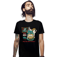 Load image into Gallery viewer, Secret_Shirts Fitted Shirts, Mens / Small / Black Bat Tiki