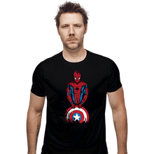 Load image into Gallery viewer, Shirts Fitted Shirts, Mens / Small / Black The Spider Is Coming