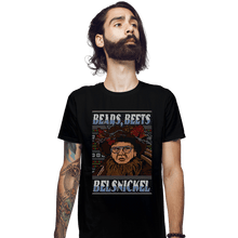 Load image into Gallery viewer, Shirts Fitted Shirts, Mens / Small / Black Bears, Beets, Belsnickel