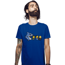 Load image into Gallery viewer, Daily_Deal_Shirts Fitted Shirts, Mens / Small / Royal Blue Jawsman