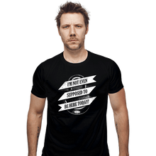 Load image into Gallery viewer, Shirts Fitted Shirts, Mens / Small / Black Not Supposed To Be Here