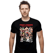 Load image into Gallery viewer, Daily_Deal_Shirts Fitted Shirts, Mens / Small / Black Fight Legends Insert Coin