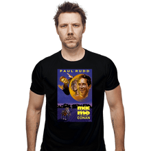 Load image into Gallery viewer, Daily_Deal_Shirts Fitted Shirts, Mens / Small / Black Mac And Me And Conan