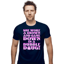 Load image into Gallery viewer, Daily_Deal_Shirts Fitted Shirts, Mens / Small / Navy The Wicked Witch Of The East, Bro!