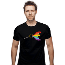 Load image into Gallery viewer, Daily_Deal_Shirts Fitted Shirts, Mens / Small / Black The Dark Side Of The Maze