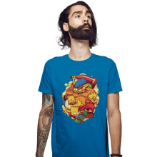 Load image into Gallery viewer, Shirts Fitted Shirts, Mens / Small / Sapphire The Arcade Family