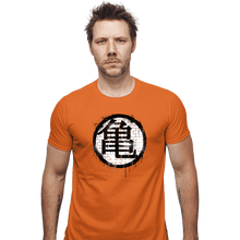 Load image into Gallery viewer, Shirts Fitted Shirts, Mens / Small / Orange Kame Spray