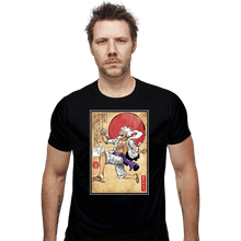 Load image into Gallery viewer, Daily_Deal_Shirts Fitted Shirts, Mens / Small / Black Gear Five Woodblock