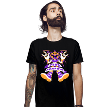 Load image into Gallery viewer, Shirts Fitted Shirts, Mens / Small / Black Punk Pumpkin