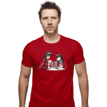 Load image into Gallery viewer, Shirts Fitted Shirts, Mens / Small / Red All In