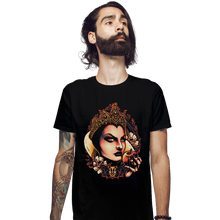 Load image into Gallery viewer, Daily_Deal_Shirts Fitted Shirts, Mens / Small / Black The Queen Of Envy