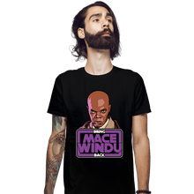 Load image into Gallery viewer, Secret_Shirts Fitted Shirts, Mens / Small / Black Bring Mace Windu Back