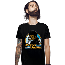Load image into Gallery viewer, Shirts Fitted Shirts, Mens / Small / Black Mother Ducker