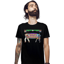 Load image into Gallery viewer, Shirts Fitted Shirts, Mens / Small / Black Street COVID Fighter