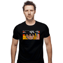 Load image into Gallery viewer, Shirts Fitted Shirts, Mens / Small / Black Goku Continue