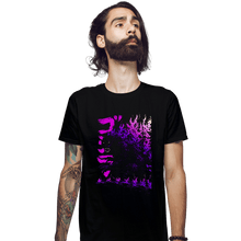 Load image into Gallery viewer, Secret_Shirts Fitted Shirts, Mens / Small / Black Millenium Godzilla
