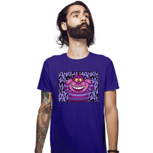 Load image into Gallery viewer, Shirts Fitted Shirts, Mens / Small / Violet Mad Cat