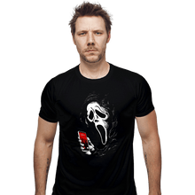 Load image into Gallery viewer, Secret_Shirts Fitted Shirts, Mens / Small / Black Ghost Call