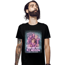 Load image into Gallery viewer, Daily_Deal_Shirts Fitted Shirts, Mens / Small / Black Rex Manning Day