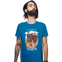 Load image into Gallery viewer, Shirts Fitted Shirts, Mens / Small / Sapphire Weekend at Tony's