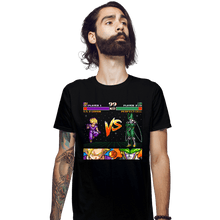 Load image into Gallery viewer, Shirts Fitted Shirts, Mens / Small / Black Gohan VS Cell