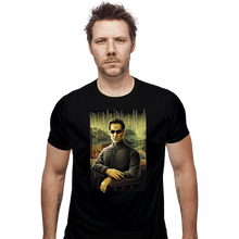 Load image into Gallery viewer, Daily_Deal_Shirts Fitted Shirts, Mens / Small / Black Mona Neo