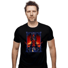 Load image into Gallery viewer, Daily_Deal_Shirts Fitted Shirts, Mens / Small / Black Enter The Darkness