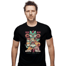 Load image into Gallery viewer, Shirts Fitted Shirts, Mens / Small / Black Smash Cats