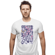 Load image into Gallery viewer, Shirts Fitted Shirts, Mens / Small / White Unicorn Gundam