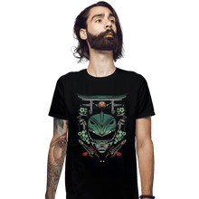 Load image into Gallery viewer, Shirts Fitted Shirts, Mens / Small / Black Green Ranger