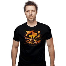 Load image into Gallery viewer, Shirts Fitted Shirts, Mens / Small / Black Tailed Beast Unleashed