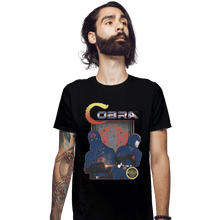 Load image into Gallery viewer, Shirts Fitted Shirts, Mens / Small / Black Cobra