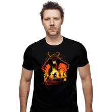 Load image into Gallery viewer, Daily_Deal_Shirts Fitted Shirts, Mens / Small / Black You Shall Not Pass, Krampus!