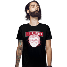 Load image into Gallery viewer, Shirts Fitted Shirts, Mens / Small / Black Dr Alexei