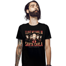 Load image into Gallery viewer, Daily_Deal_Shirts Fitted Shirts, Mens / Small / Black Santa Carla California