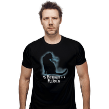 Load image into Gallery viewer, Shirts Fitted Shirts, Mens / Small / Black My Patronus Is A Flerken