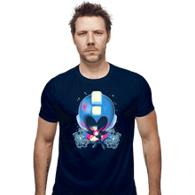 Load image into Gallery viewer, Daily_Deal_Shirts Fitted Shirts, Mens / Small / Navy Mega Memories