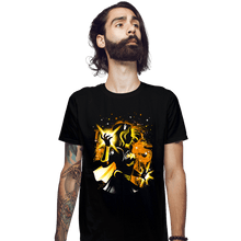 Load image into Gallery viewer, Daily_Deal_Shirts Fitted Shirts, Mens / Small / Black The Stellar Girl