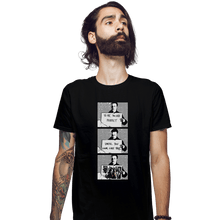 Load image into Gallery viewer, Shirts Fitted Shirts, Mens / Small / Black Grimes Actually