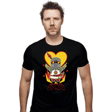 Load image into Gallery viewer, Daily_Deal_Shirts Fitted Shirts, Mens / Small / Black You Are My Sun